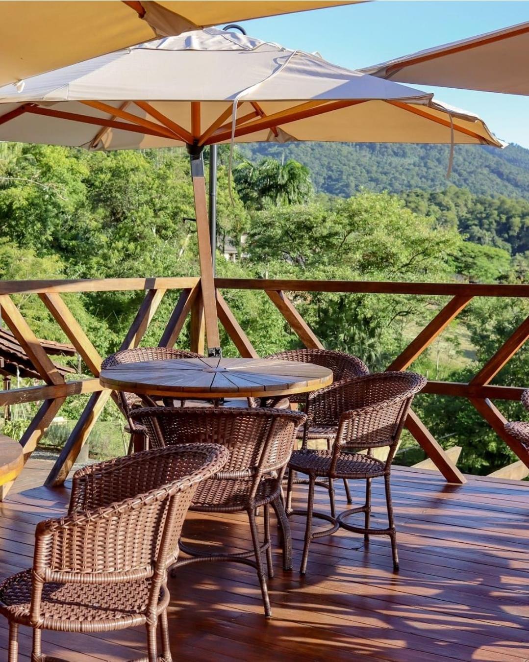 Pousada Hoff Haus Pomerode Bagian luar foto